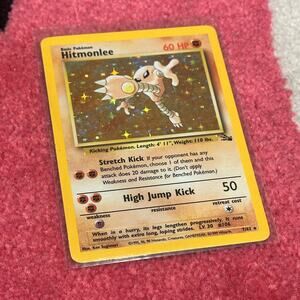 Hitmonlee #7 – Pokémon Fossil – As Pictured